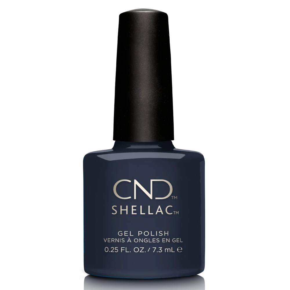 CND Shellac Indigo Frock