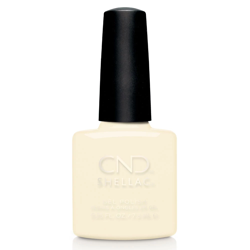 CND Shellac White Button Down #392